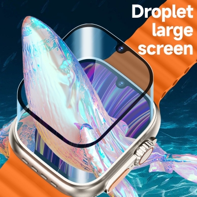 Picture of S9 Ultra 5G Smart Watch 2.08 inch Waterdrop Display RAM 4GB ROM 64GB Android 9 Dual Camera Calling Feature Google Playstore Youtube Facebook Messenger Tiktok IMO Wifi 1000mAh Battery Smartwatch for Men and Women