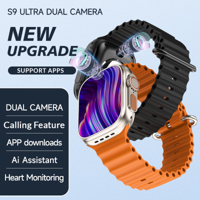 Picture of S9 Ultra 5G Smart Watch 2.08 inch Waterdrop Display RAM 4GB ROM 64GB Android 9 Dual Camera Calling Feature Google Playstore Youtube Facebook Messenger Tiktok IMO Wifi 1000mAh Battery Smartwatch for Men and Women