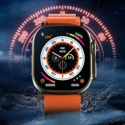 Picture of ZORDAI ZD8 Ultra Max+ Compass Men Smart Watch Series 8 Large High Resolution Display 49mm 2.20" 520*585 pixel Bluetooth Call NFC ECG IP68 Waterproof Sports Smartwatch Z8 Ultra Max+ For Xiaomi Huawei Android iOS