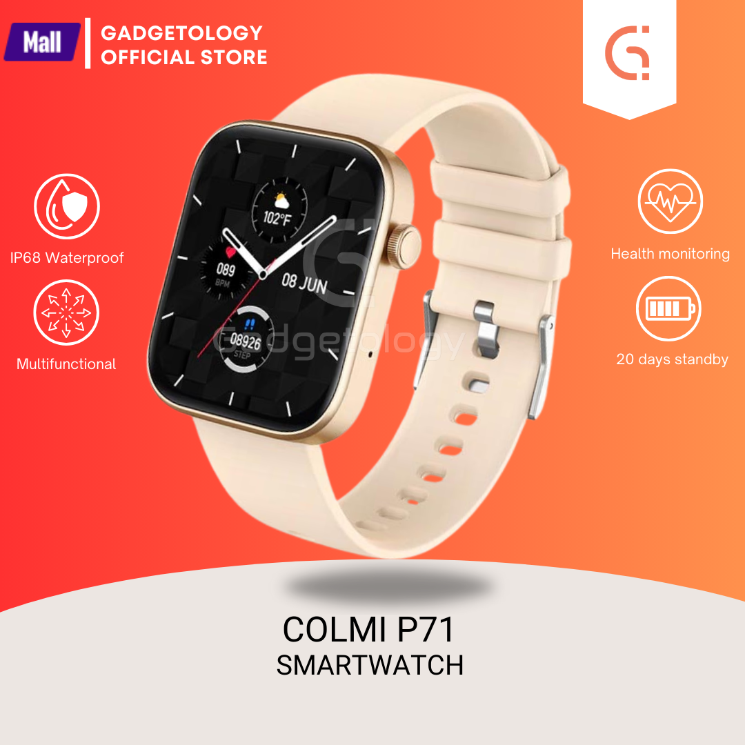 Picture of Colmi P71 Smart Watch Voice Calling Men Health Monitoring IP68 Waterproof Notifications Voice Assistant Smartwatch for Men and Women