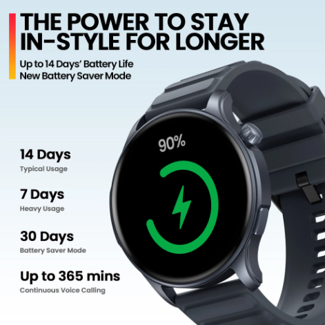 Picture of Zeblaze BTALK 3 PRO Calling Smart Watch 1.43 inch Ultra HD Amoled Display BT 5.2 IP68 Water Resistant 7 Days Long Battery Life