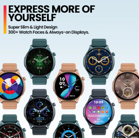 Picture of Zeblaze BTALK 3 PRO Calling Smart Watch 1.43 inch Ultra HD Amoled Display BT 5.2 IP68 Water Resistant 7 Days Long Battery Life