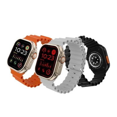 Picture of T10 Ultra 2 Smart Watch 2.19 inch Large Infinite Display Magnetic Wireless Charging Bluetooth Calling Feature IP67 Waterproof Heart Rate Sleep Monitoring Smartwatch  For Men and Women