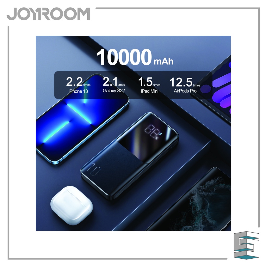 Picture of JOYROOM JR-QP191 22.5W Power Bank 10000MAH PD 20W Super Fast Charging 2 Input 3 Output LED Digital Display Battery