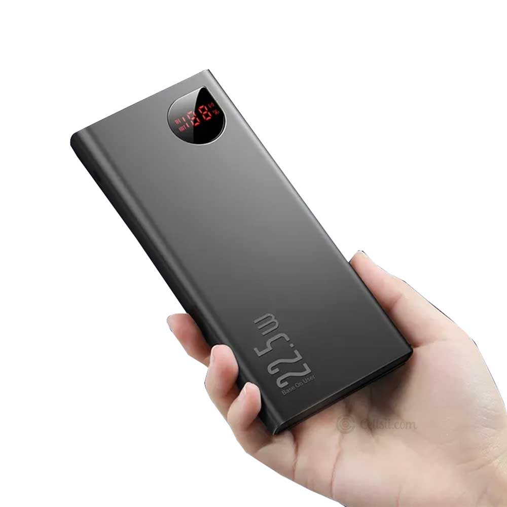 Picture of Baseus Adaman Metal Digital Display Powerbank 22.5W Quick Charge Powerbank 20000mAh Compatible with QC3.0, PD3.0, FCP, AFC Quick-charging Protocols