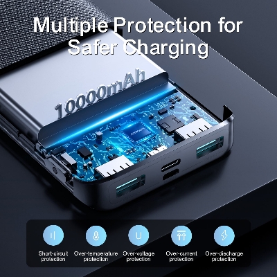 Picture of Joyroom JR-QP191 10000mAh 22.5W LED Display Battery Status Monitoring Power Bank