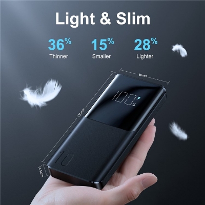 Picture of Joyroom JR-T013 Fast Charging 15W 10000mAh Power Bank Slim Light Weight With Big Digital Display