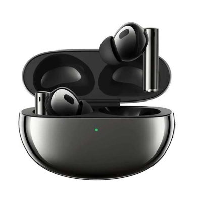 Picture of Realme Buds Air 5 Pro Truly Wireless in-Ear Earbuds with 50dB ANC, real Boost Dual Coaxial Drivers, 360° Spatial Audio Effect, LDAC HD Audio, Upto 40Hrs Battery with Fast Charging (Sunrise Beige)