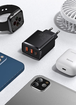 Picture of Baseus PD 30W Fast Charger For iPhone 14 Pro Max 13 PD3.0 QC3.0 USB Type C Quick Charger For Samsung Huawei Laptop Tablet