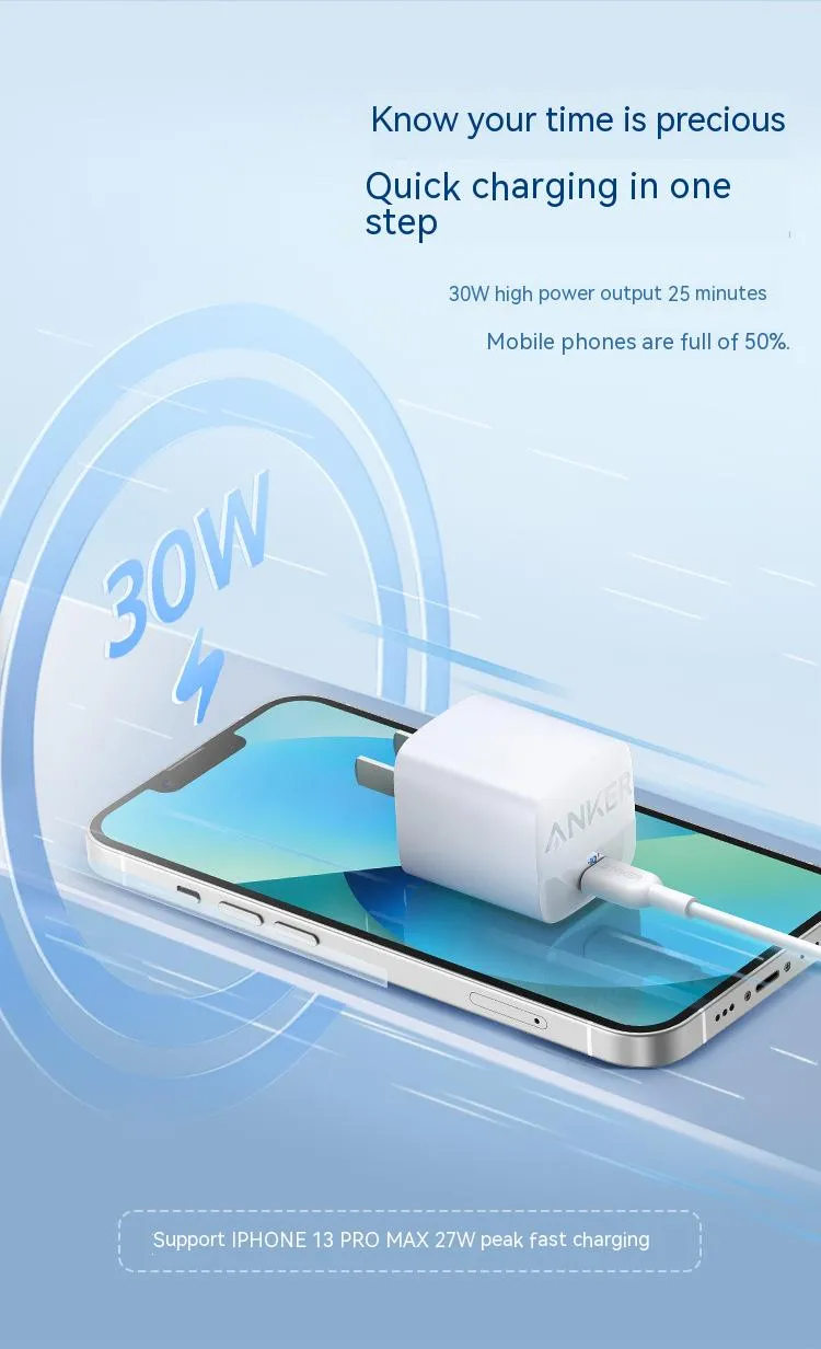Picture of Anker 313 GaN 30W Foldable Charger PIQ 3.0