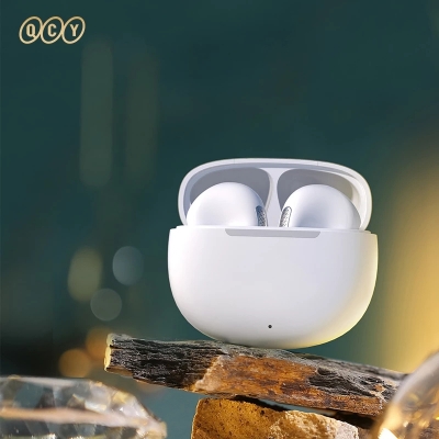Picture of QCY T20 Bluetooth 5.3 TWS Wireless Earphones 68ms Low Latency Earbuds 13mm Driver HIFI Headphones 4 Mics+ENC HD Call