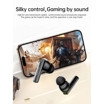 Picture of AWEI T88 ANC TWS Earbuds, -35dB Deep Noise Cancelling Wireless Headphones with ENC and 4 Microphones In-Ear Handfree Earbuds