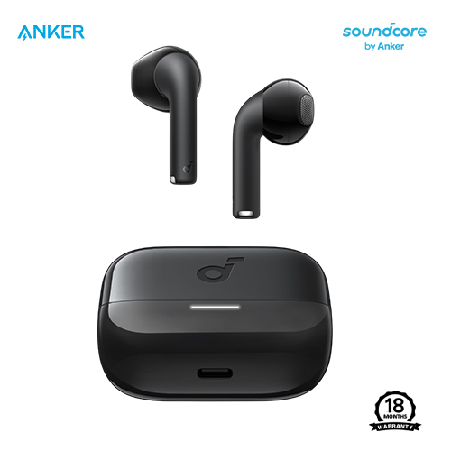 Picture of Anker soundcore K20i by Anker, Semi-in-Ear Earbuds, Bluetooth Wireless, 36H Playtime, Fast Charge, Clear Sound, Comfortable Fit, ENC 2-Mic Clear Calls, Custom EQ, IPX5, Bluetooth 5.3, App Control