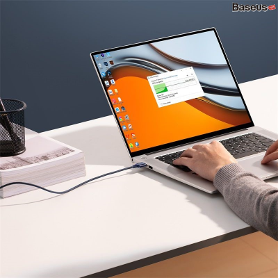 Picture of Baseus USB to Type-C 100W Crystal Shine Series Fast Charging Data Cable (1m)