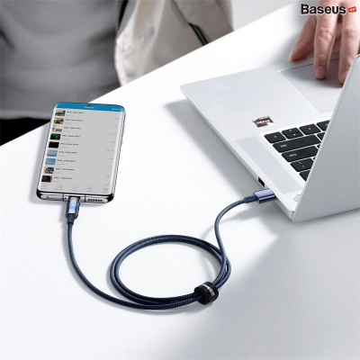 Picture of Baseus USB to Type-C 100W Crystal Shine Series Fast Charging Data Cable (1m)