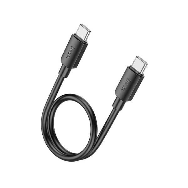 Picture of Hoco X96 60W USB-C to USB-C Fast Charging Data Cable 25CM - Black