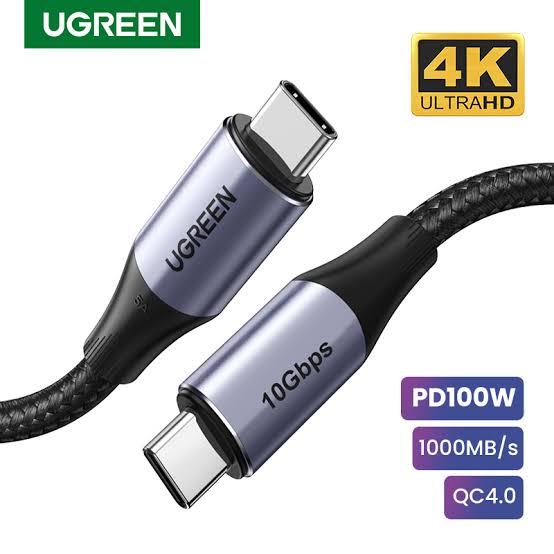 Picture of UGREEN USB-C TO USB-C GEN 2 4k VIDEO 60HZ 100W CABLE (80150)
