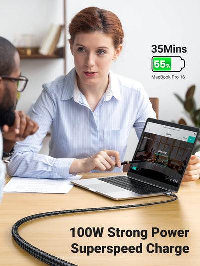 Picture of UGREEN USB-C TO USB-C GEN 2 4k VIDEO 60HZ 100W CABLE (80150)
