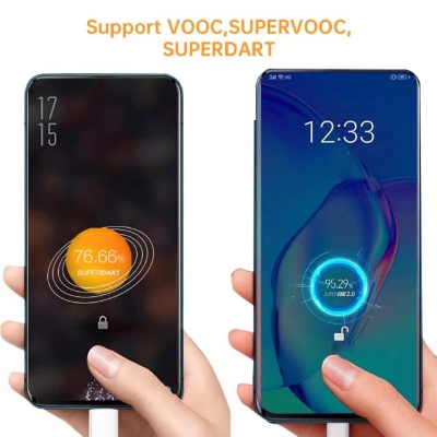 Picture of Realme Gt 5g 8 Pro X7 Narzo 30 Vooc Cable Type C 6.5A Super Fast Charge Oppo Find X3 Pro Neo Reno 6 65w Supervooc Superdart