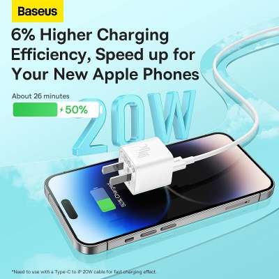 Picture of Baseus GaN5 Fast Charger with Cable 20W