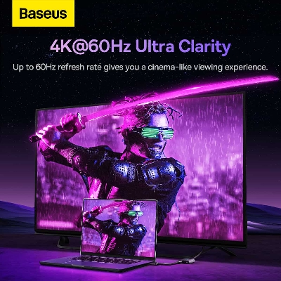 Picture of Baseus AirJoy Series 2-in-1 Bidirectional HDMI Switch with 1m cable