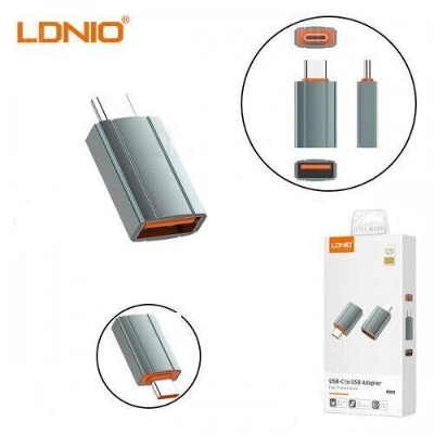 Picture of LDNIO LC140 USB Convertor Type-C to USB A Adapter OTG - Grey
