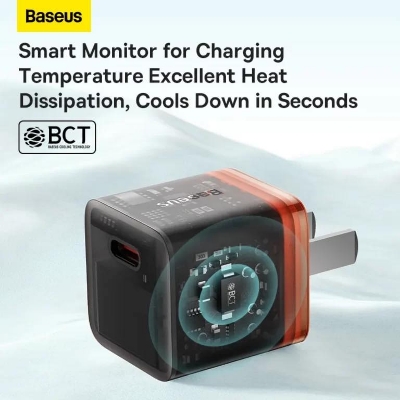 Picture of Baseus 20W GaN5 Fast Charger 1C Amber Orange