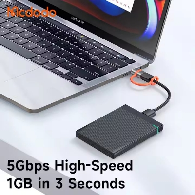 Picture of Mcdodo OT-381 USB-A USB-C Adapter With Silicone Hook