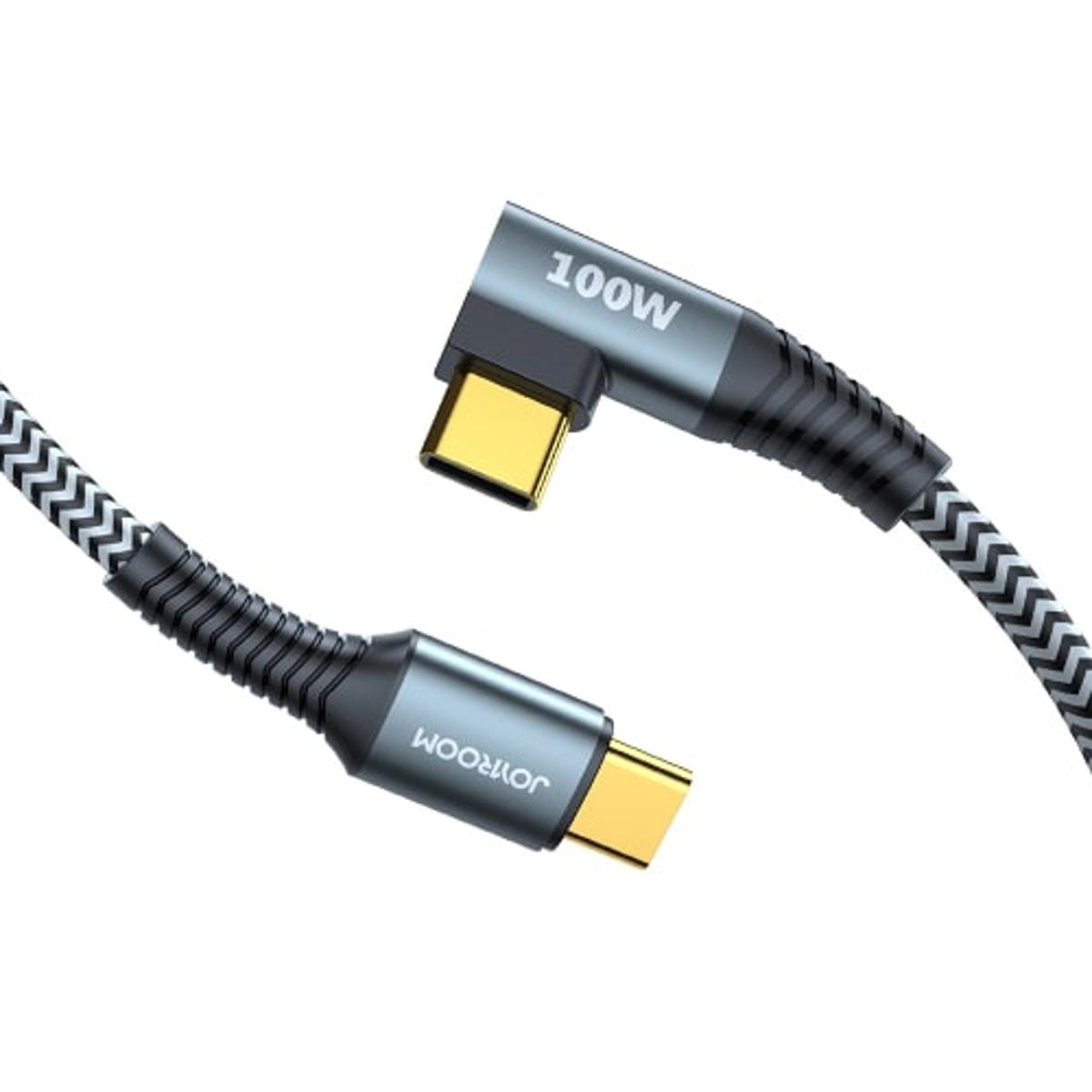 Picture of JOYROOM Type-C to Type-C 100W 5A Cable Elbow Data Cable