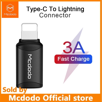 Picture of Mcdodo Type C Female to Lighting male Adapter (not support earphone) - Black