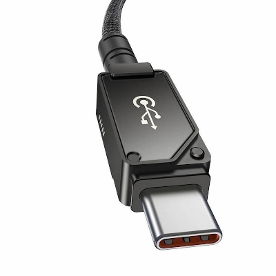 Picture of Baseus Aramid Fiber Braiding USB-C to Lightning Cable PD 20W 1m - black