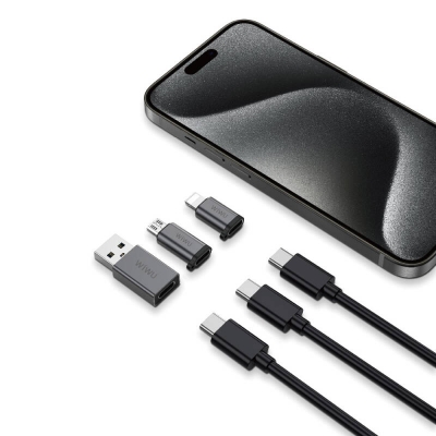 Picture of Wiwu Wi-C031 Concise Series 3in1 Type-C to USB-A/Type-C/Lightning Adapter Package