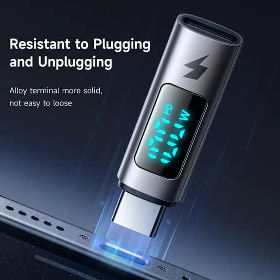 Picture of Mcdodo OT-6090 Type-C To Type-C PD 100W Charging Power Display Converter Adapter