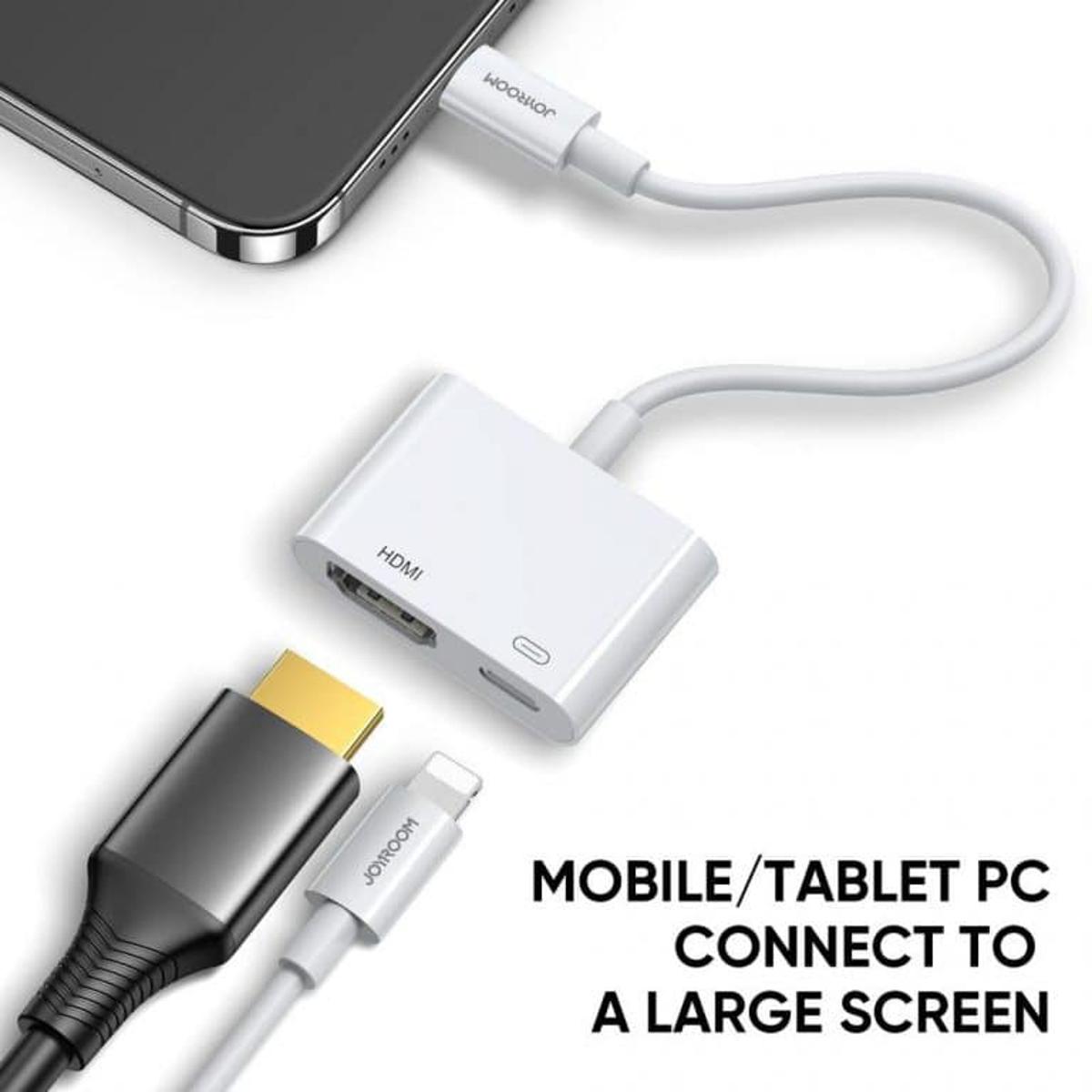 Picture of JOYROOM S-H141 1080P Lightning to HDMI Converter Adapter(White)