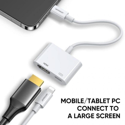 Picture of JOYROOM S-H141 1080P Lightning to HDMI Converter Adapter(White)