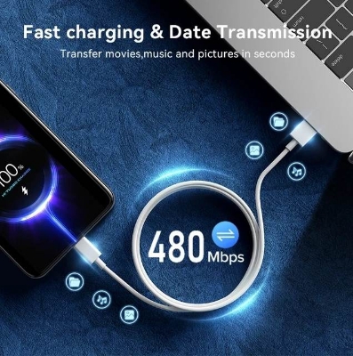 Picture of Xiaomi 6A Usb Type C Cable Charger 120w Turbo Tipo Fast Charging For Mi 13 12 11 10 Pro ultra Poco x3 Redmi Note K50 40
