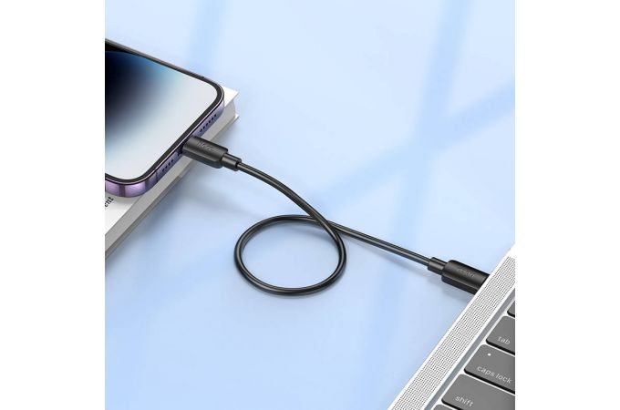 Picture of HOCO X96 PD20W USB Type-C to Lightning cable 0.25m - (black)