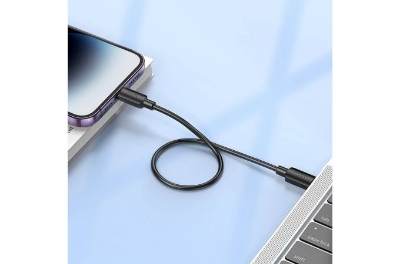 Picture of HOCO X96 PD20W USB Type-C to Lightning cable 0.25m - (black)