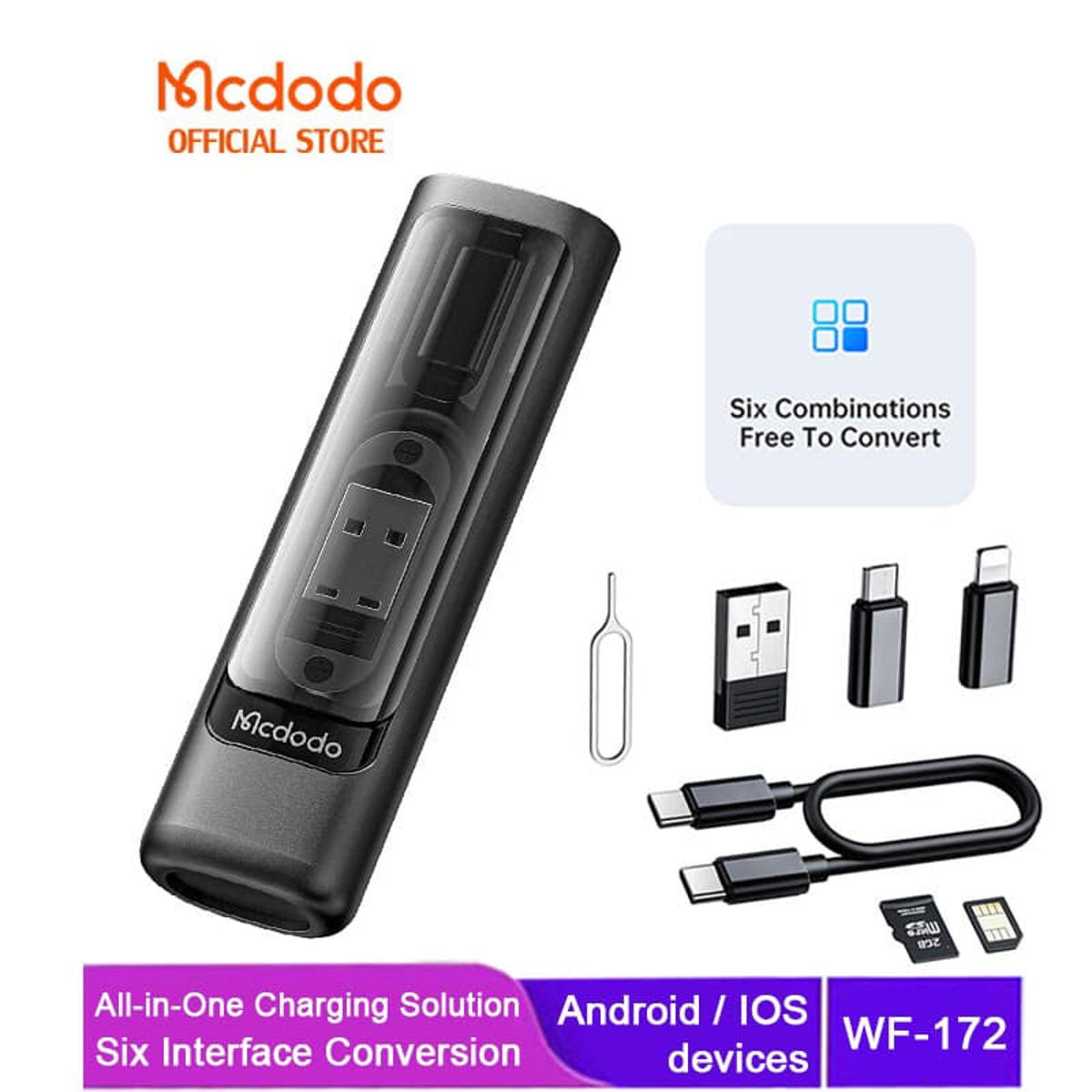 Picture of Mcdodo WF-172 USB Cable & Adapter Conversion Multifunctional Storage Box - Black