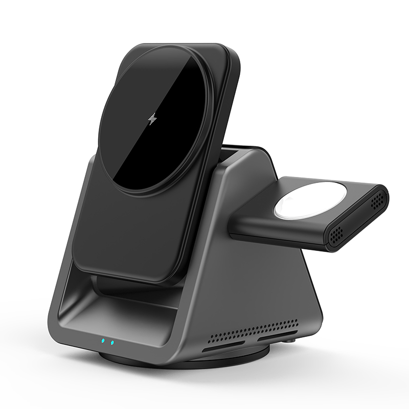 Picture of WIWU Coolpad 3in1 15W Wireless Charger With Night Light  - Black