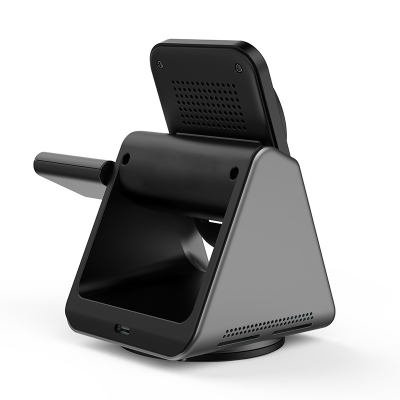 Picture of WIWU Coolpad 3in1 15W Wireless Charger With Night Light  - Black