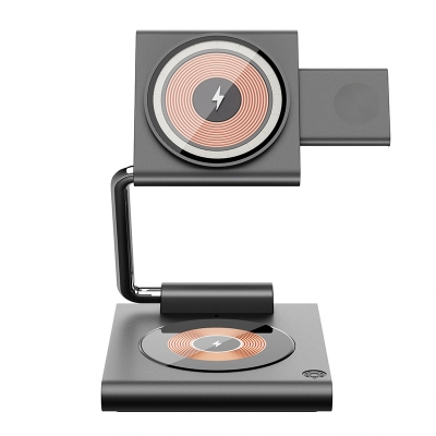Picture of WIWU Geek Wi-W023 3in1 15W Wireless Charge - Black