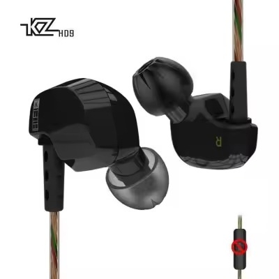 Picture of KZ HD9 Earphones HiFi Sport Earbuds Copper Earhook ear Headphones
