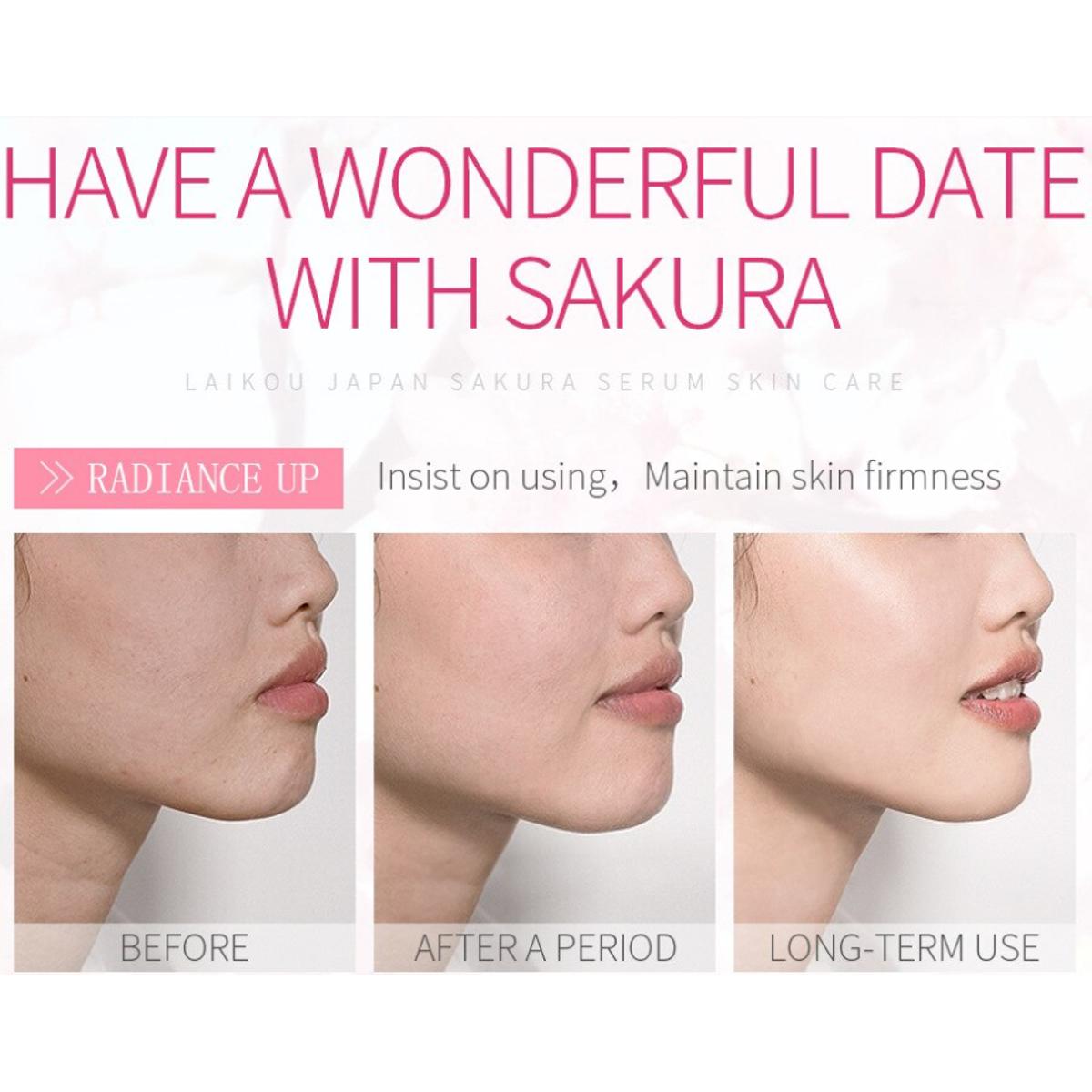Picture of LAIKOU Sakura Serum Shrinks Pores Japan Extract - 17ml