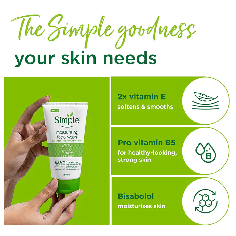 Picture of Simple Moisturizing Facial Wash 150m