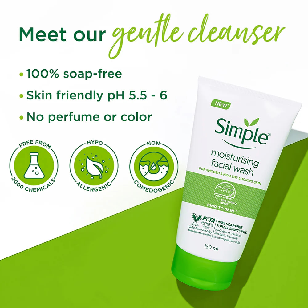Picture of Simple Moisturizing Facial Wash 150m
