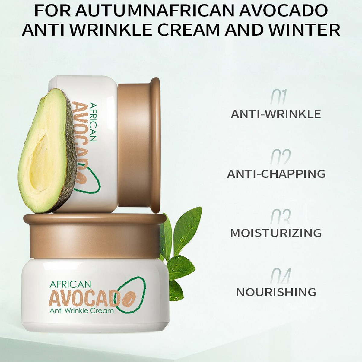 Picture of LAIKOU Avocado Day & Night Creams Korean Anti Wrinkle - 35g