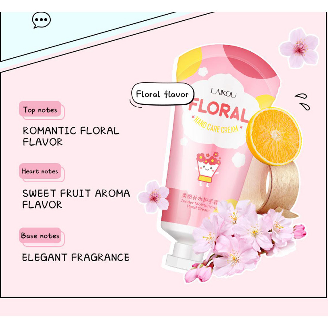 Picture of Laikou Floral Fragrance Hand Cream 50g