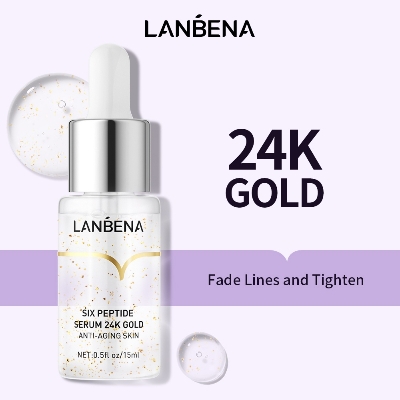 Picture of Lanbena Six Peptide Serum 24k Gold - 15ml