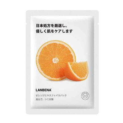 Picture of Lanbena Orange Vitamin C Facial Sheet 1Pcs - 25ml
